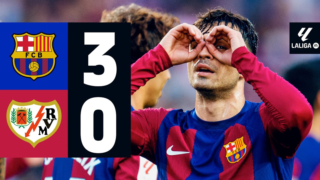 Barcelone – Rayo : Un match qui a fait vibrer la Liga