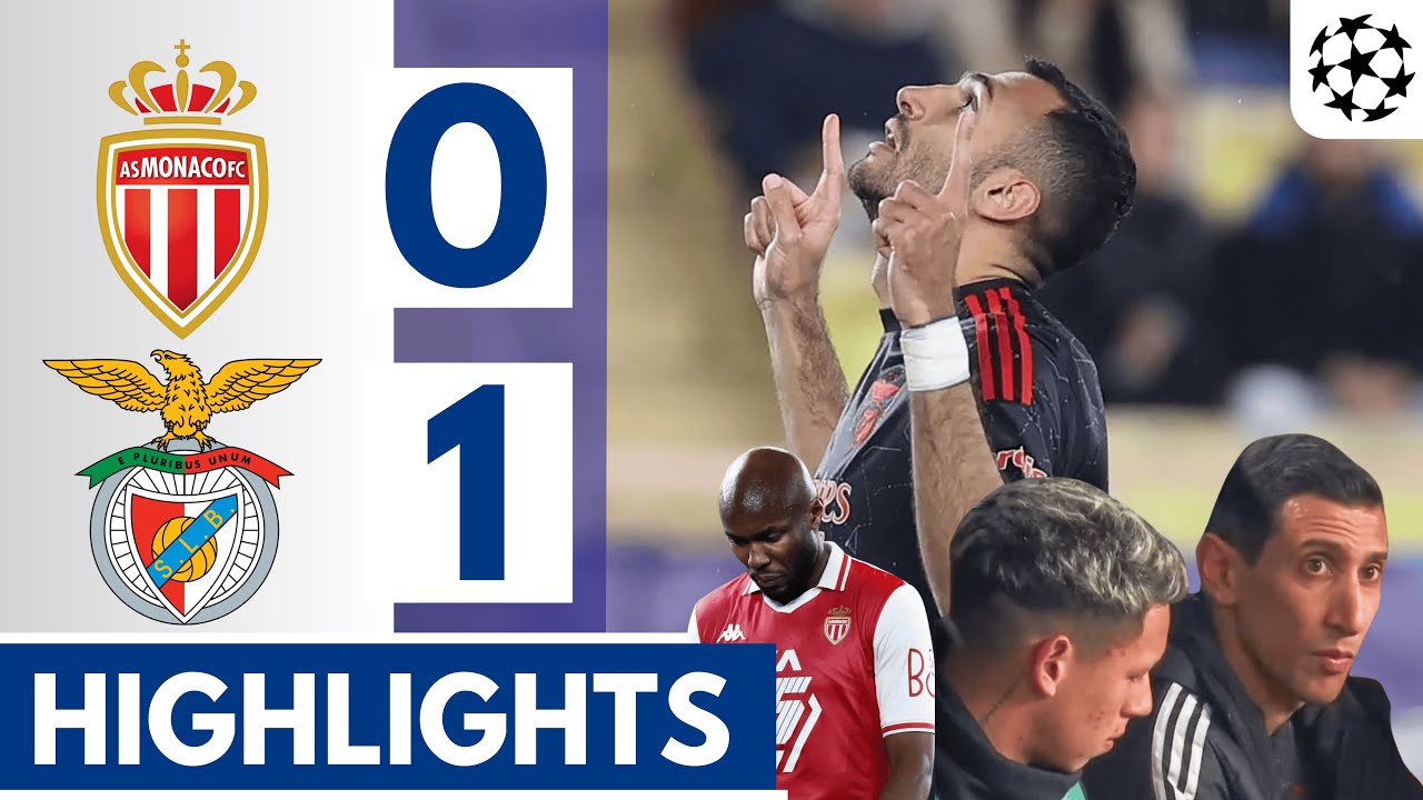 Analyse du Match Benfica – Monaco en Ligue des Champions