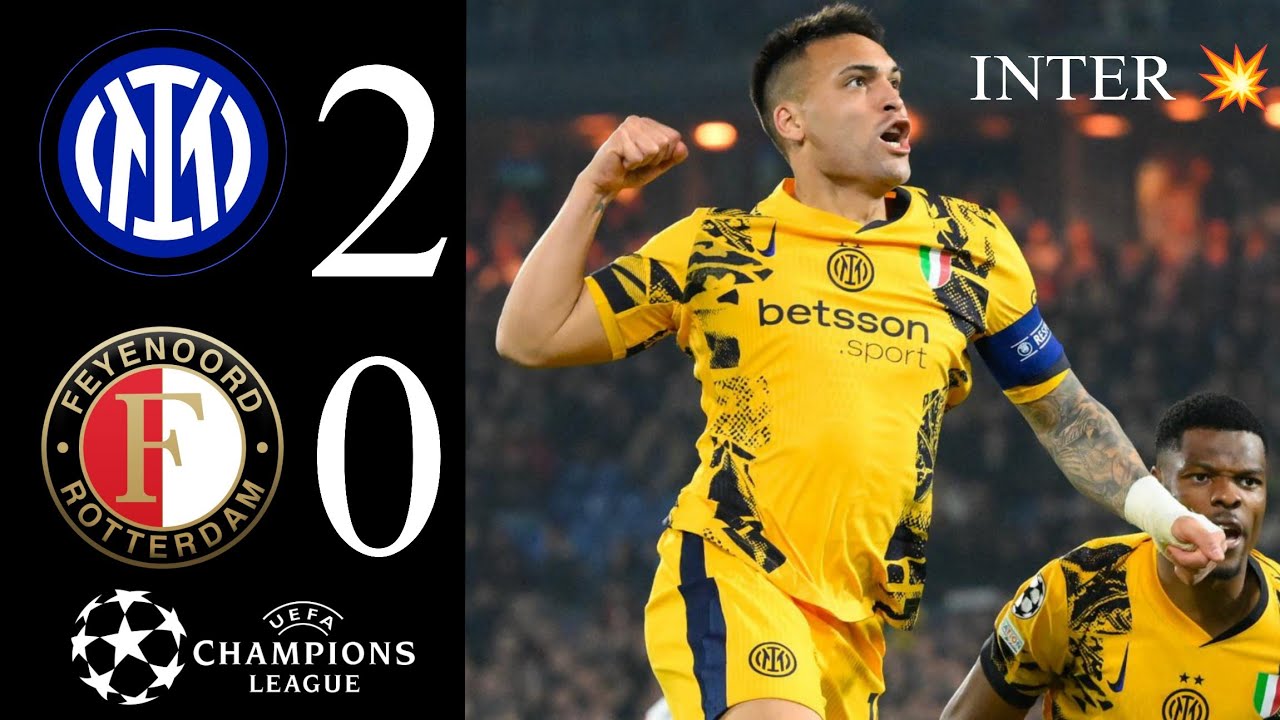 Inter affrontant Feyenoord : Une rencontre décisive en Ligue des Champions