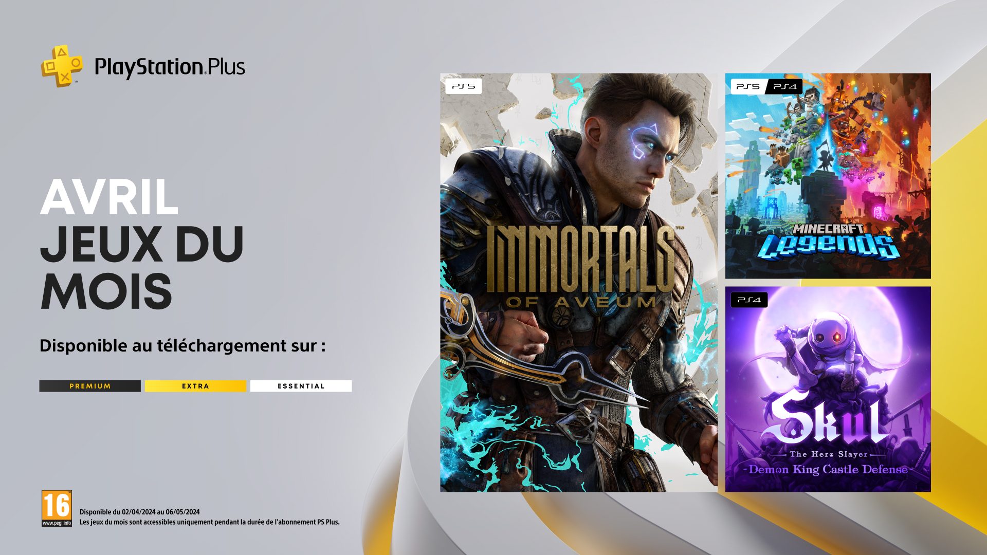 Jeux du mois PS Plus : Avril 2025 Dévoilés