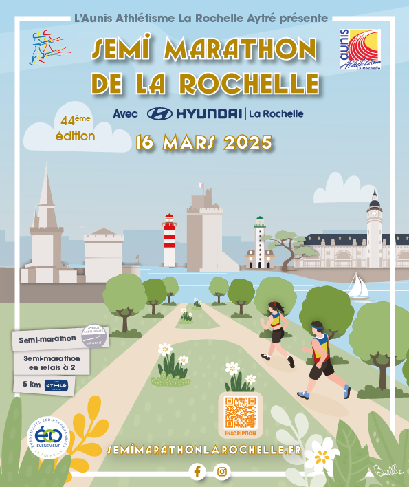Tout savoir sur le Semi Marathon de La Rochelle 2023