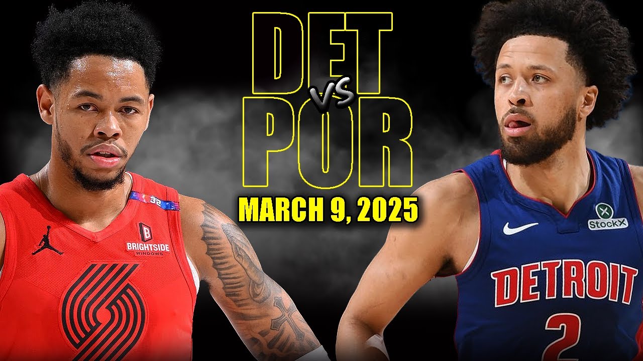 Analyse du match Trail Blazers contre Pistons