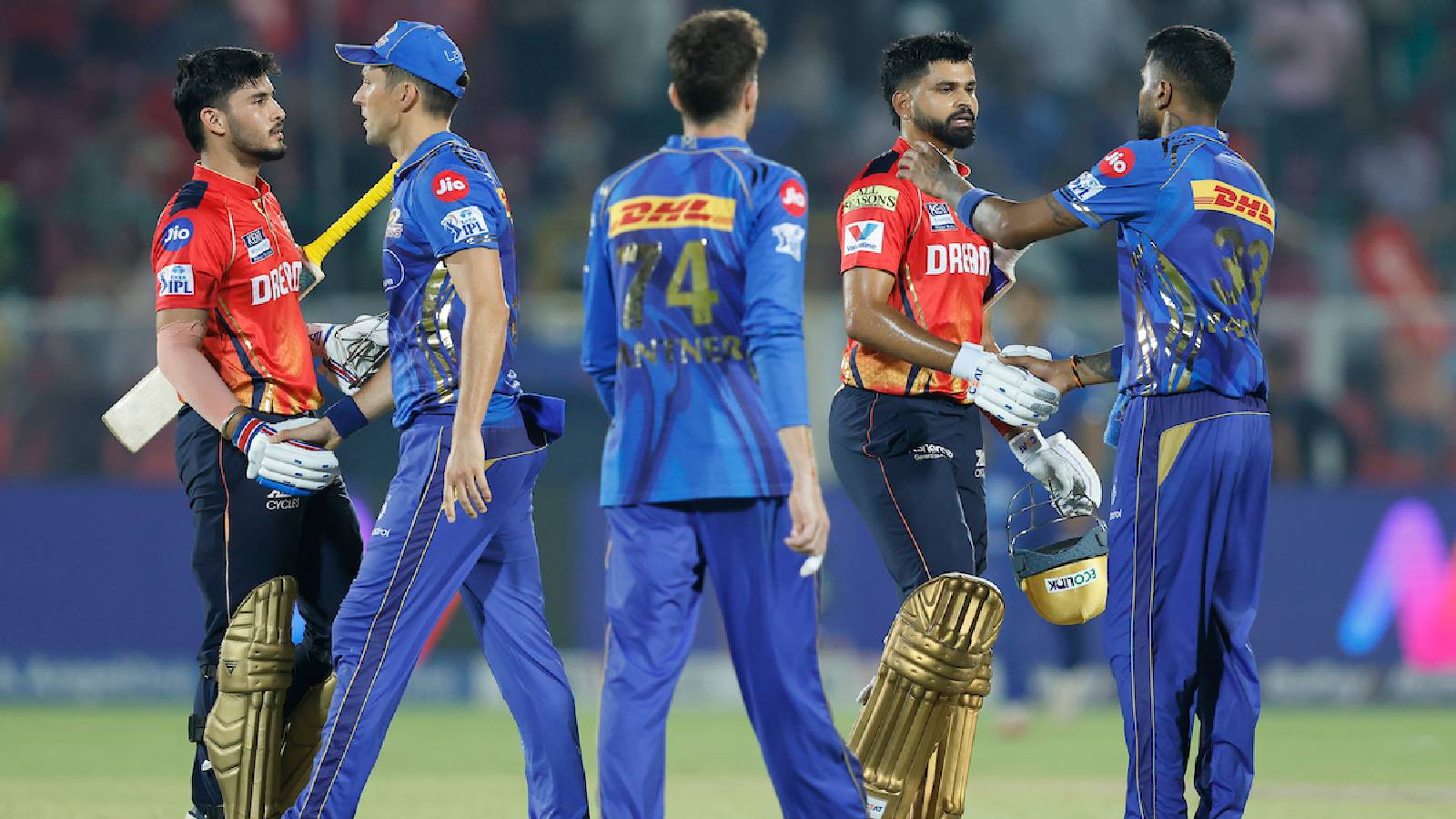Scorecard du match Mumbai Indians contre Punjab Kings