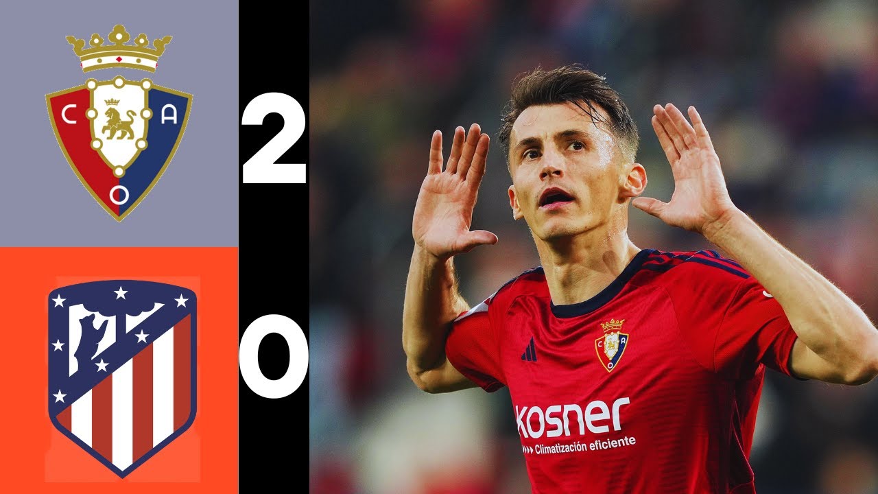 Analyse du match Osasuna contre Atlético Madrid