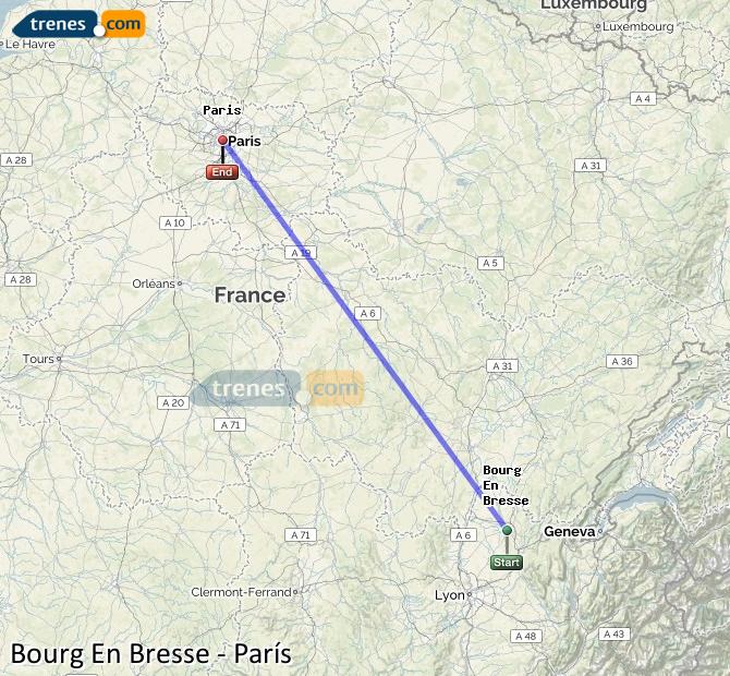 La liaison entre Paris et Bourg-en-Bresse : enjeux et opportunités