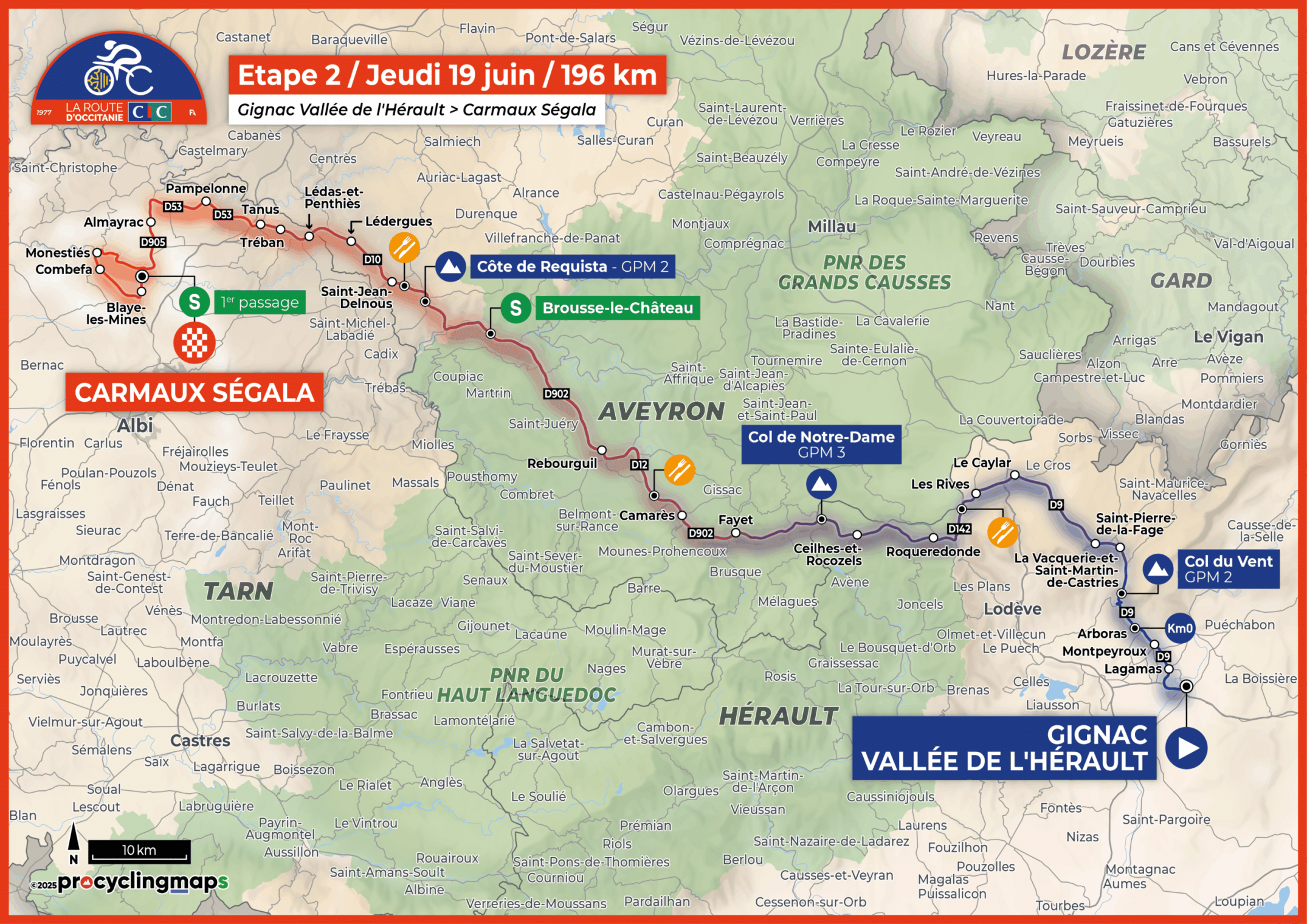 Visitez la Route d'Occitanie 2025 : Une course incontournable