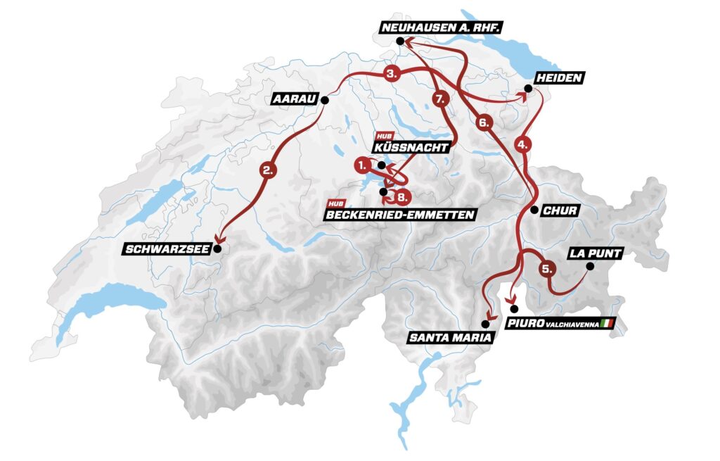 Le parcours captivant du Tour de Suisse 2025