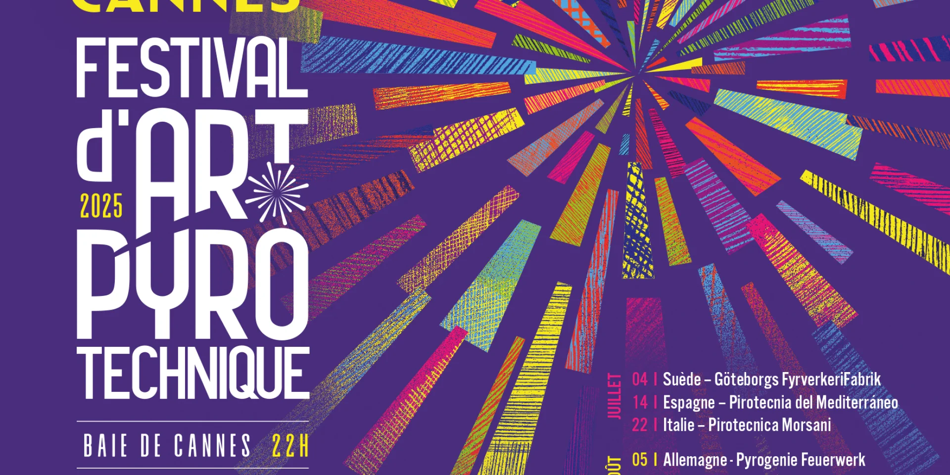 Festival Pyrotechnique Cannes : une nuit de magie et de lumière