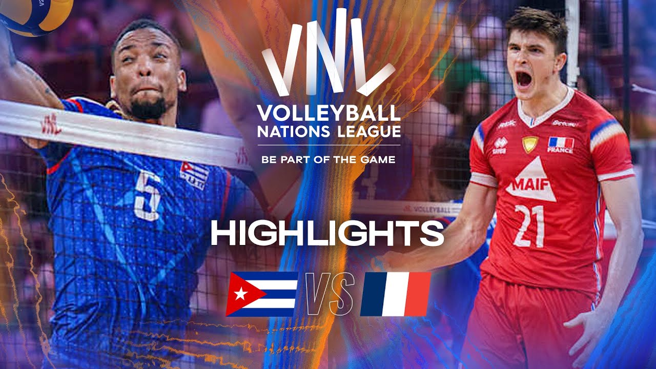 Match France contre Cuba : Un Duel Épique en Volley-Ball