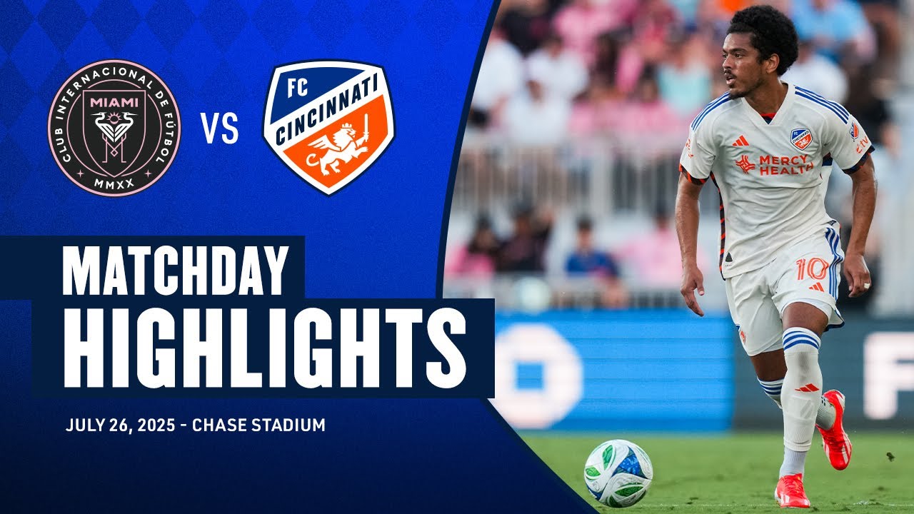 Inter Miami affronte Cincinnati : Un duel crucial en MLS