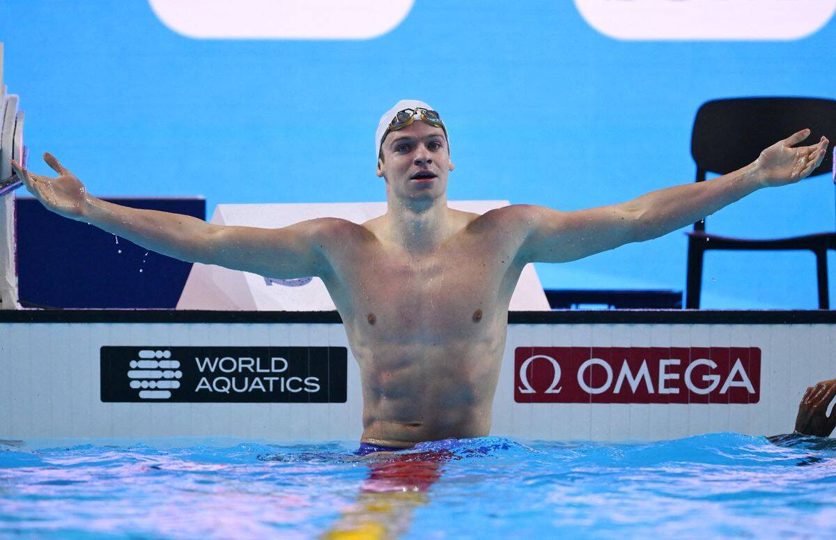 Leon Marchand brille au championnat du monde de natation