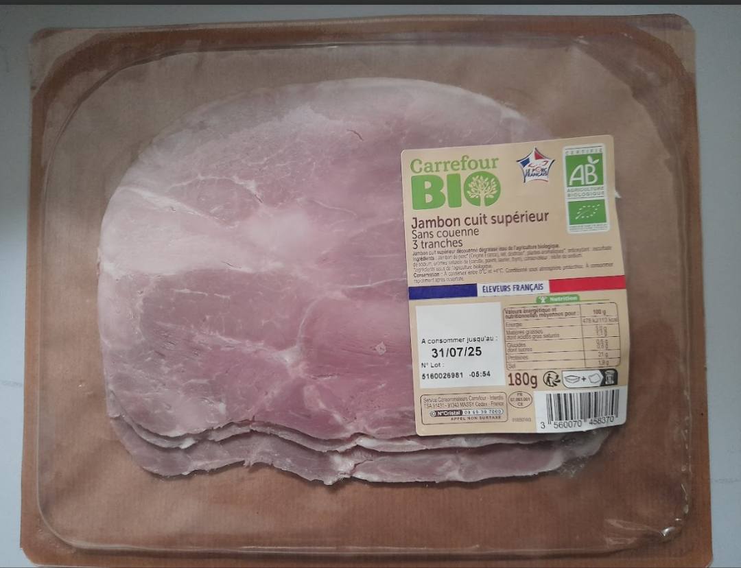 Rappel de Jambon Carrefour : Que Savoir ?