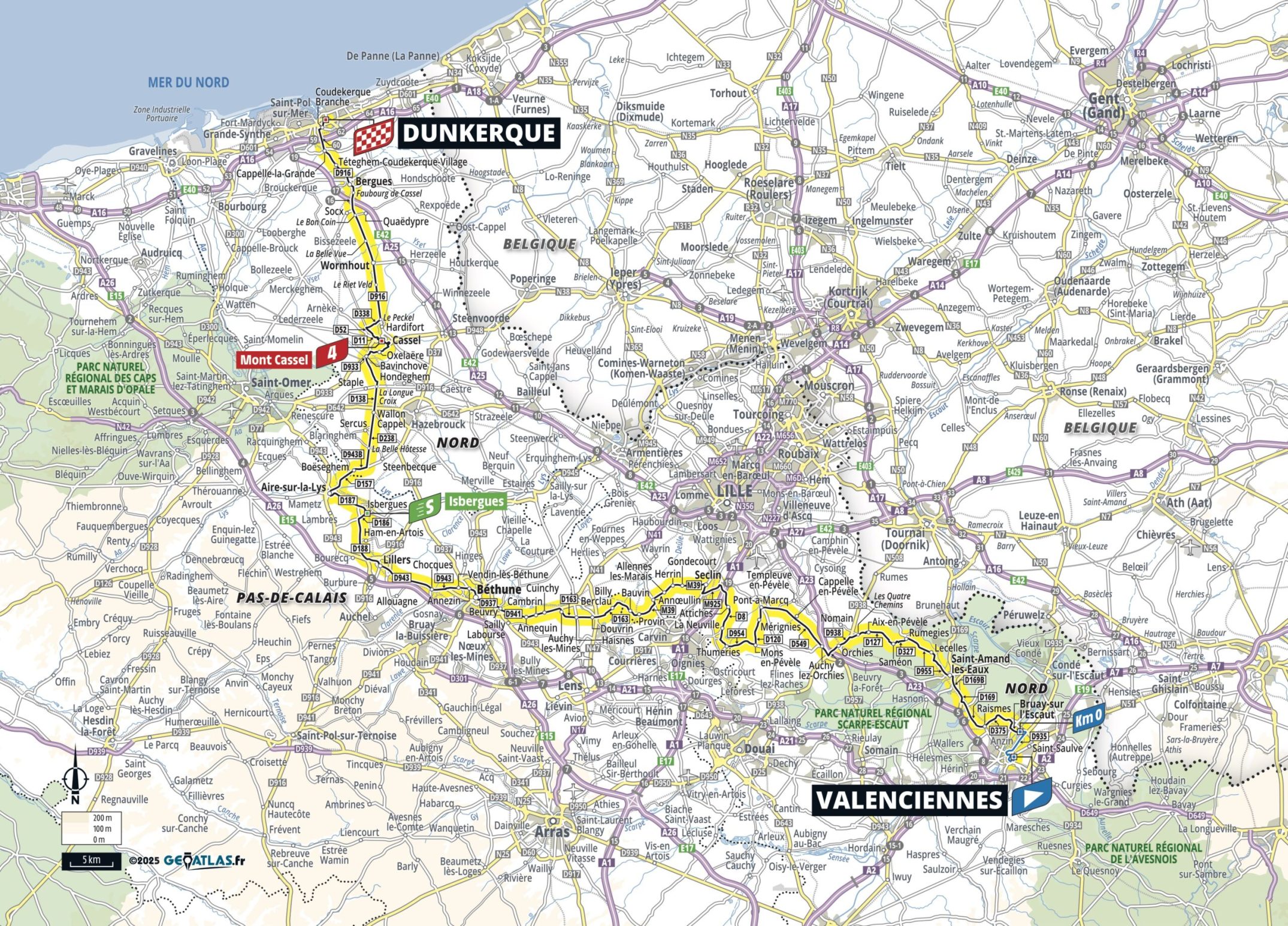 Étape 3 du Tour de France 2025 : Un parcours fascinant