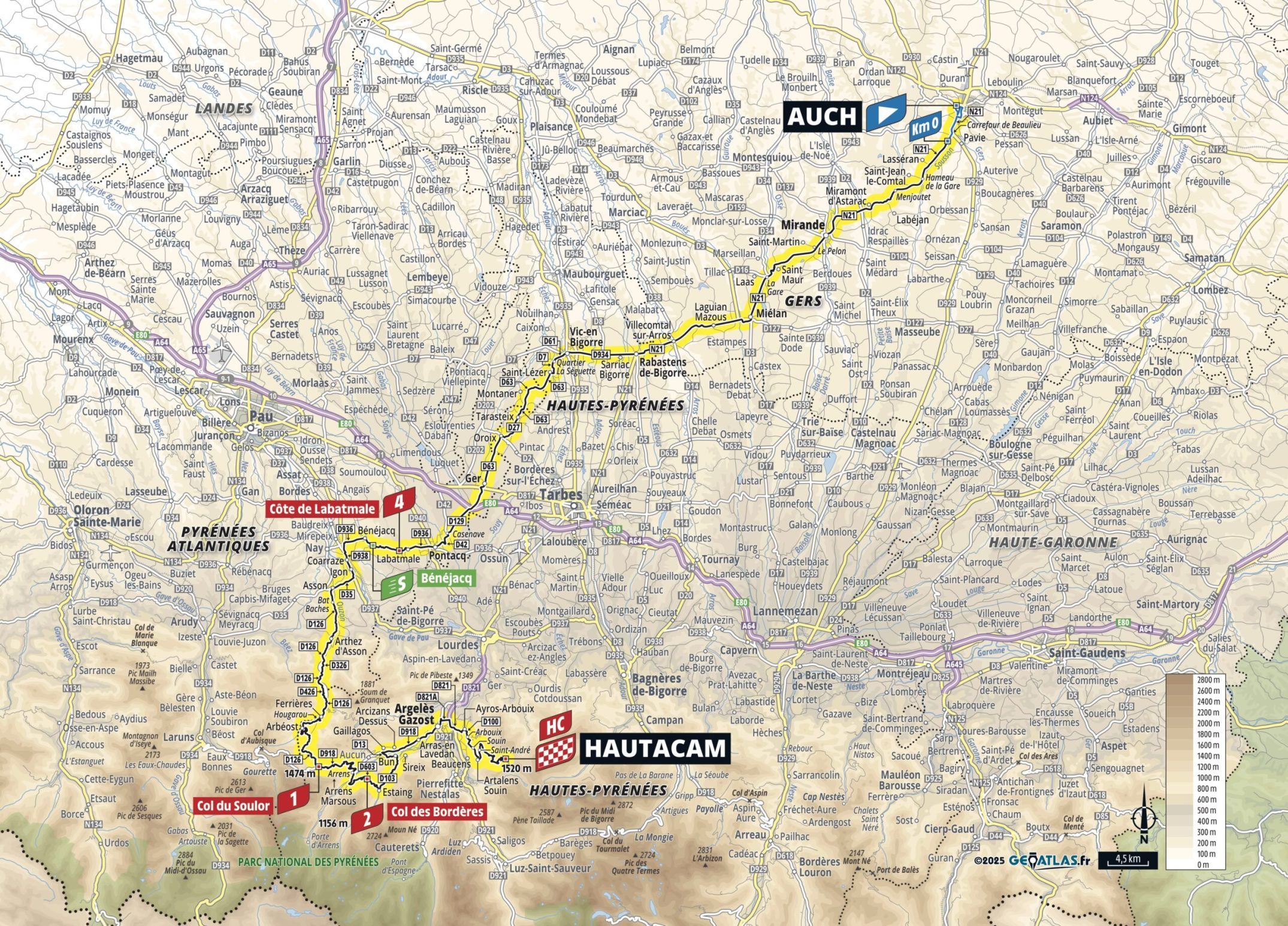 Le Tour de France 2025 : Toulouse comme étape clé