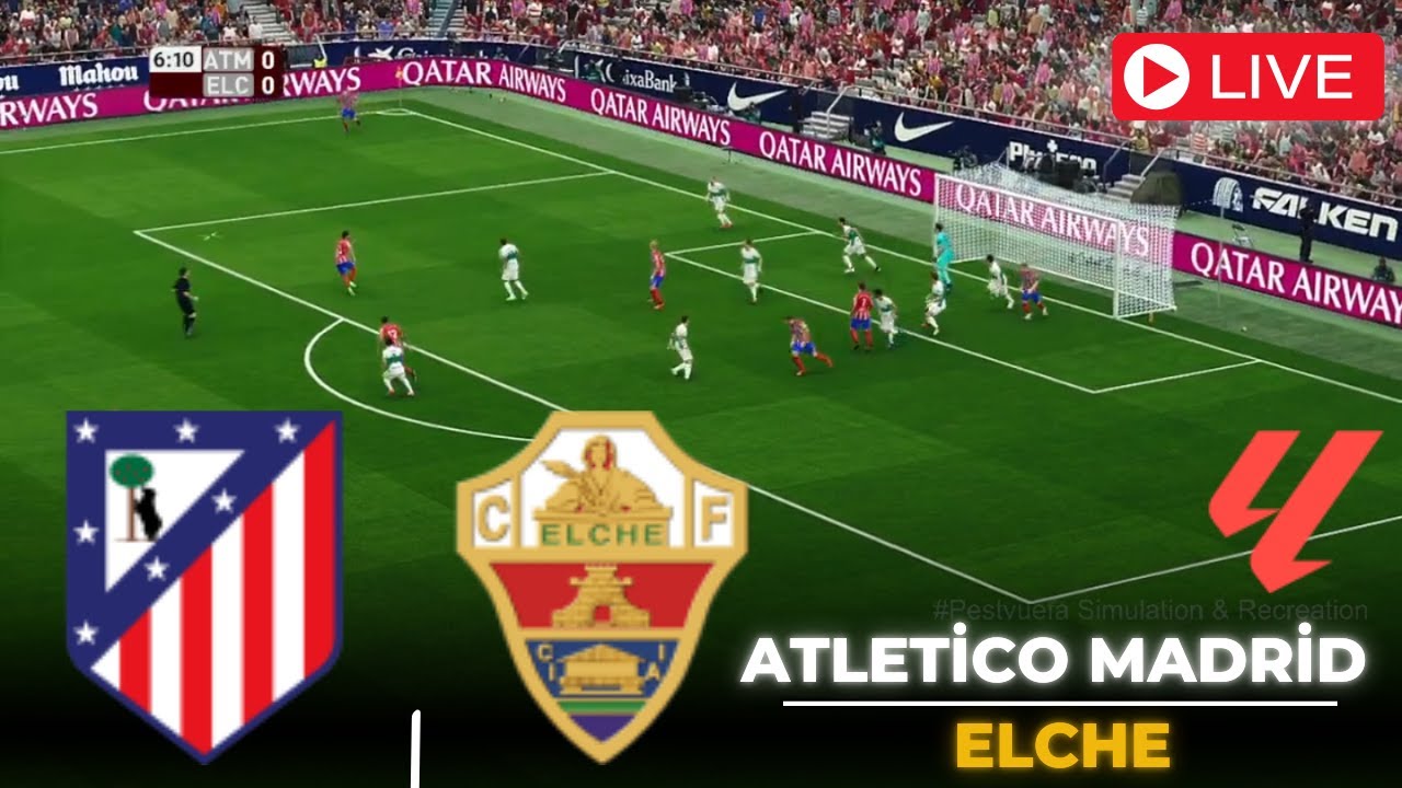 Atlético Madrid s'impose face à Elche : Résumé du match