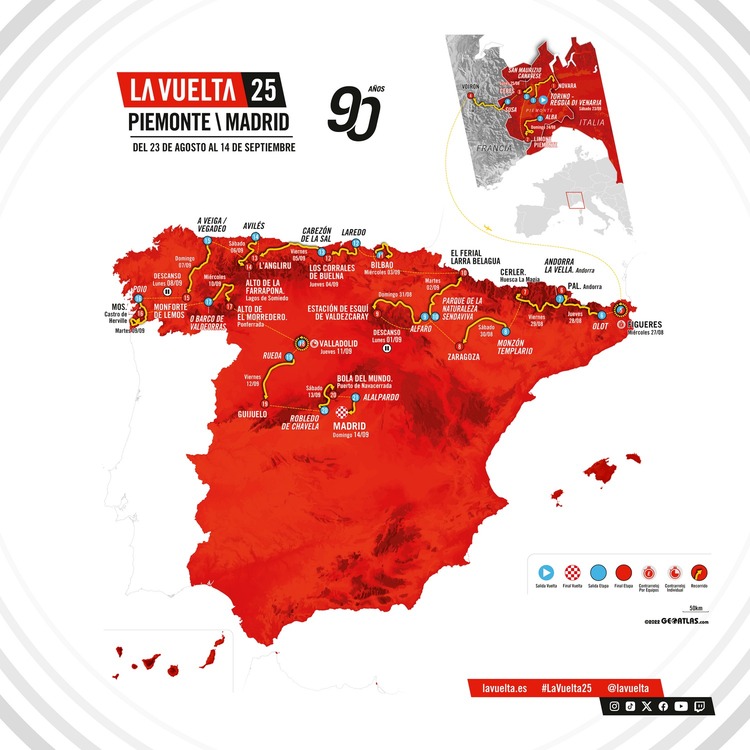 La Vuelta 2025 : Un événement incontournable pour les passionnés de cyclisme