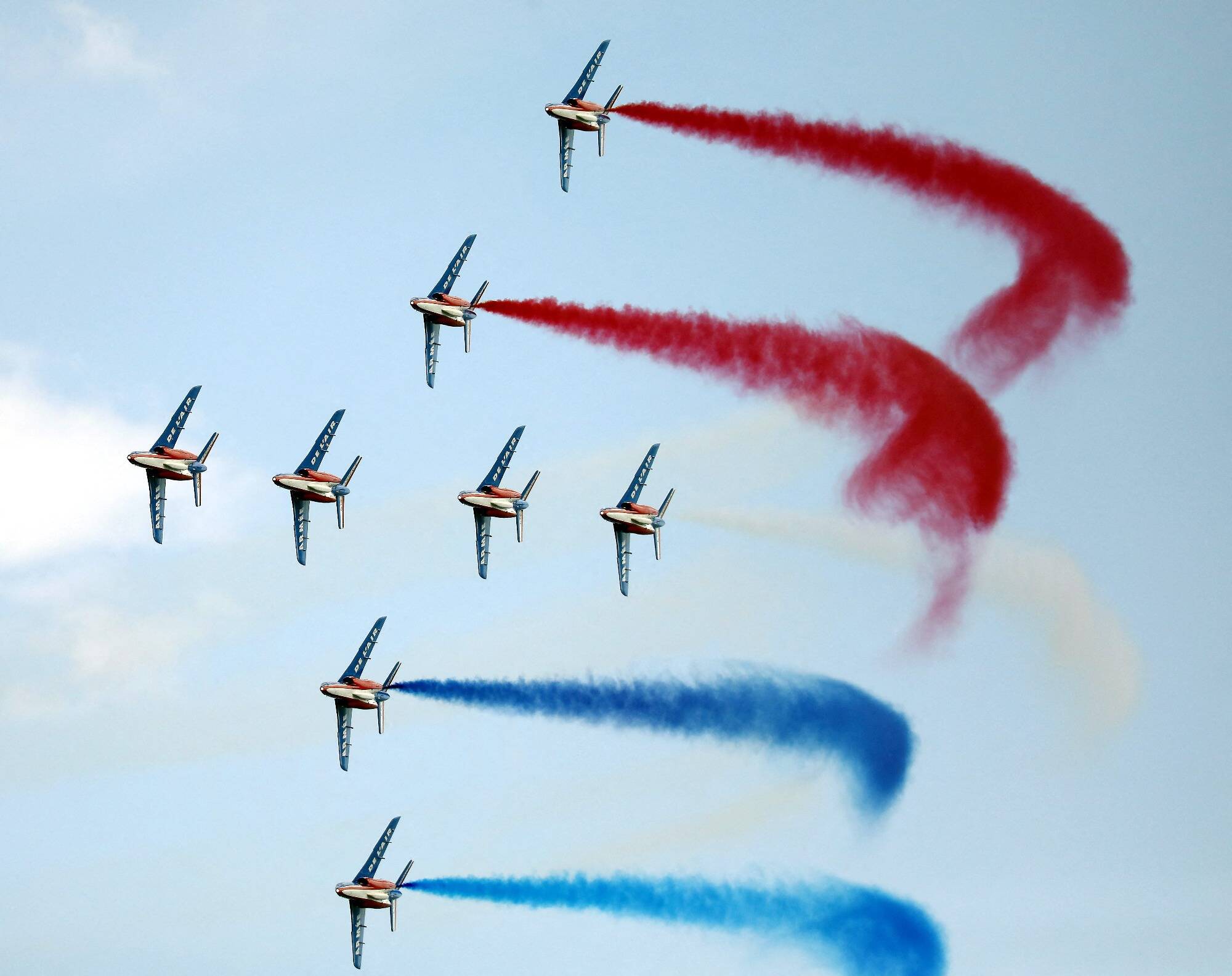 La Patrouille de France éblouit Toulon