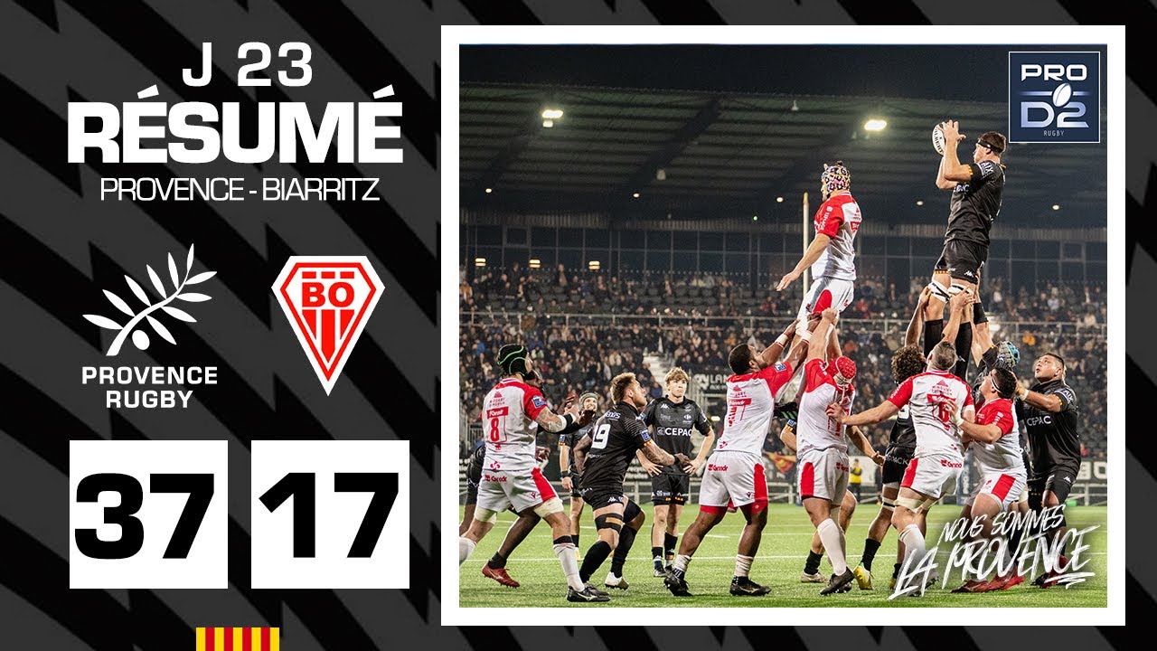 L'Impact du Rugby de Provence à Biarritz