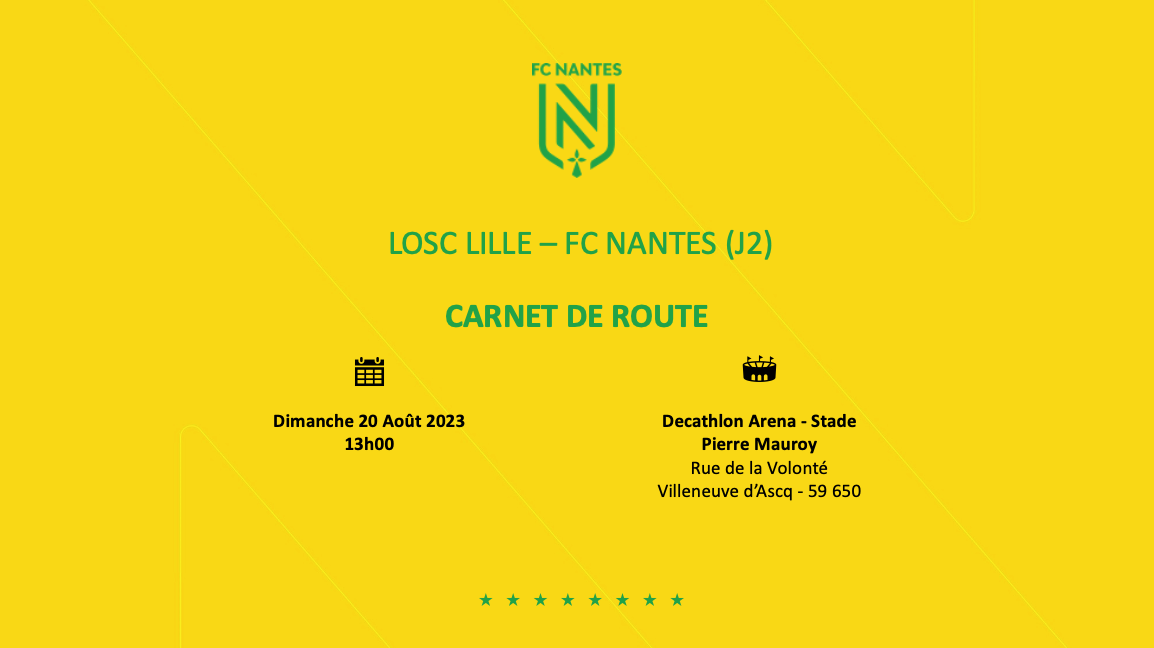 Lille Nantes : Un affrontement crucial en Ligue 1