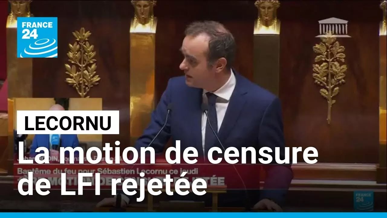 Motions de censure au Parlement : le gouvernement Lecornu sous pression