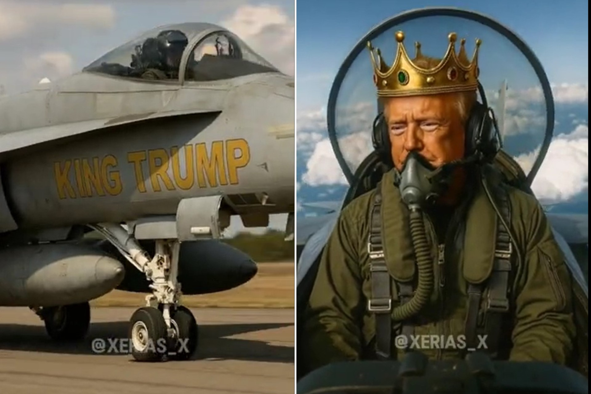 Trump Pilote un Avion de Chasse : Une Vidéo Inédite