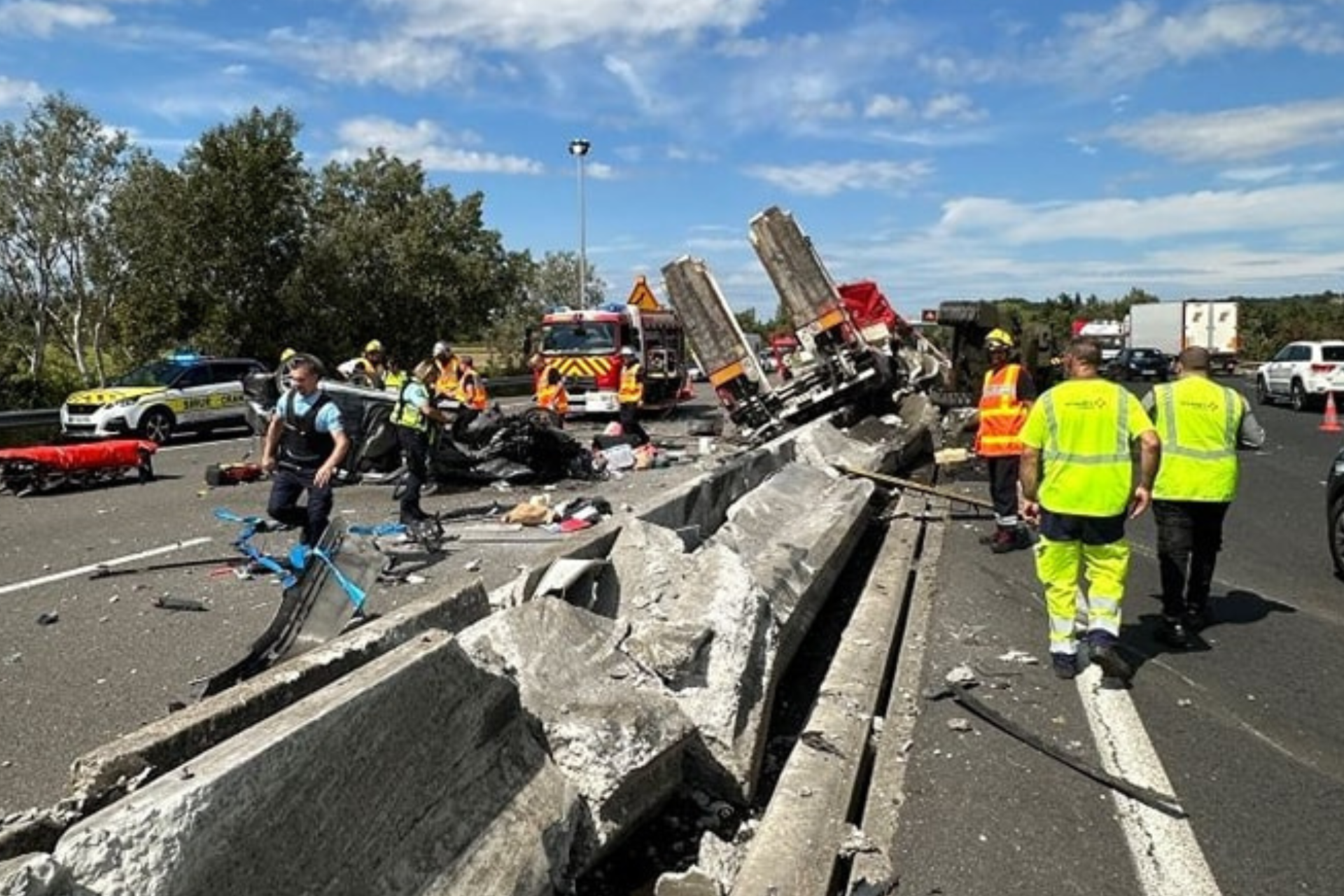 Un accident majeur sur l&rsquo;autoroute A7 cause des perturbations