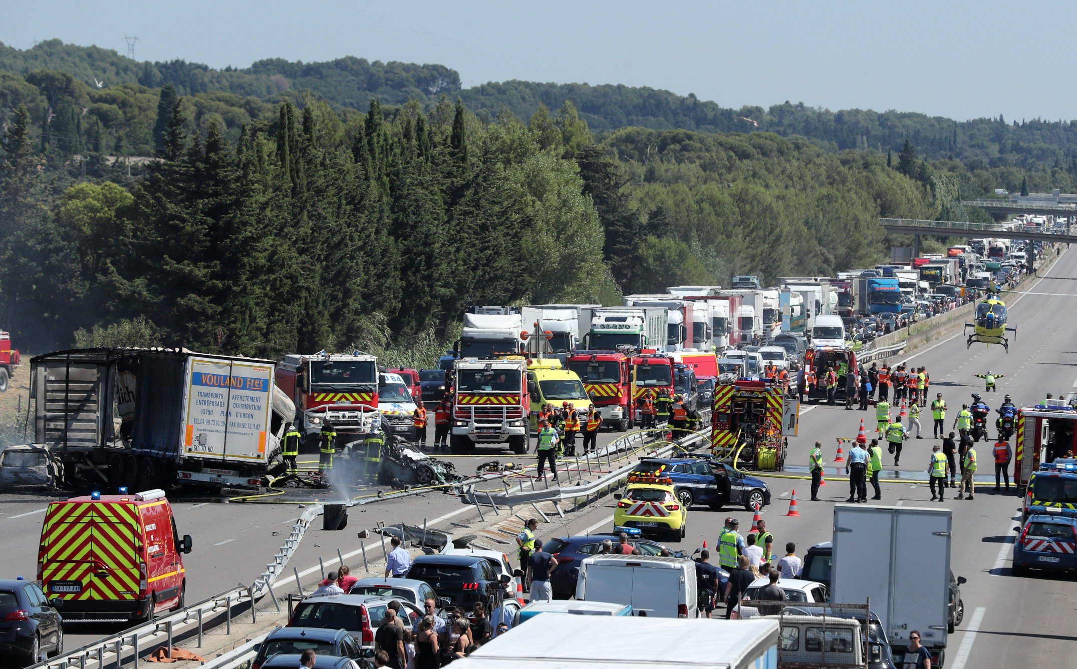 Accident Majeur sur l&rsquo;Autoroute A7 près d&rsquo;Avignon