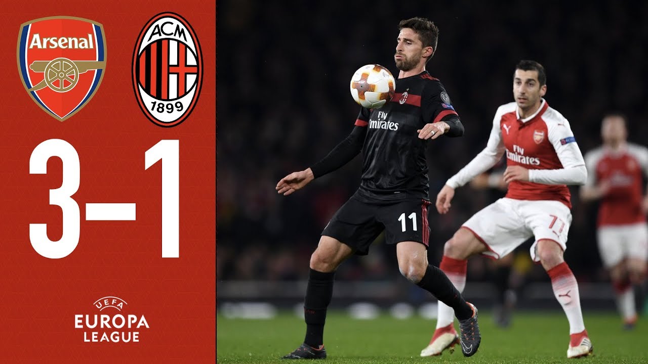 Analyse du match Arsenal contre AC Milan en Ligue Europa