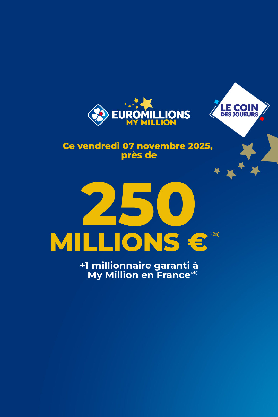 Résultats de l&rsquo;Euromillion du 7 Novembre 2025