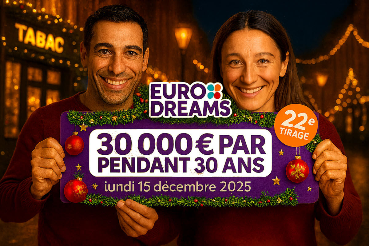 EuroDreams du 15 décembre : La rente de 30 000 euros par mois reste introuvable