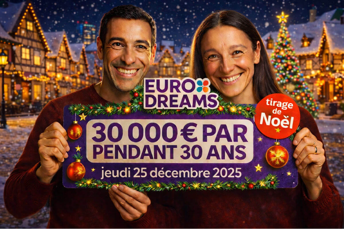 EuroDreams 25 Décembre 2025 : Un Tirage de Noël Historique Sans Grand Gagnant
