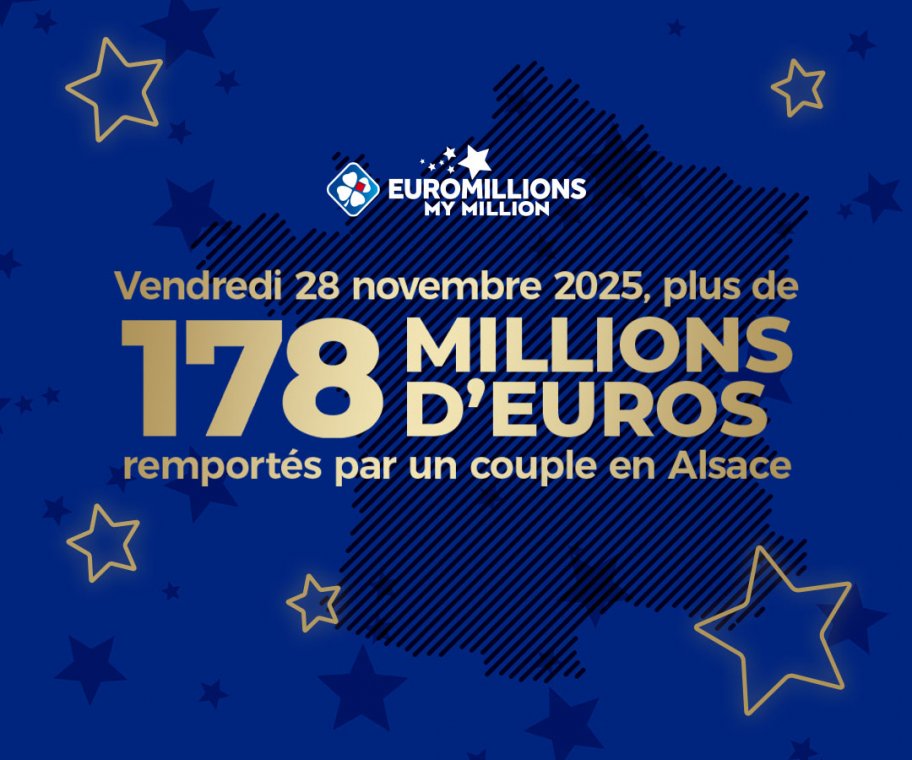 EuroMillions du 19 décembre 2025 : Un Français remporte 340 000 euros