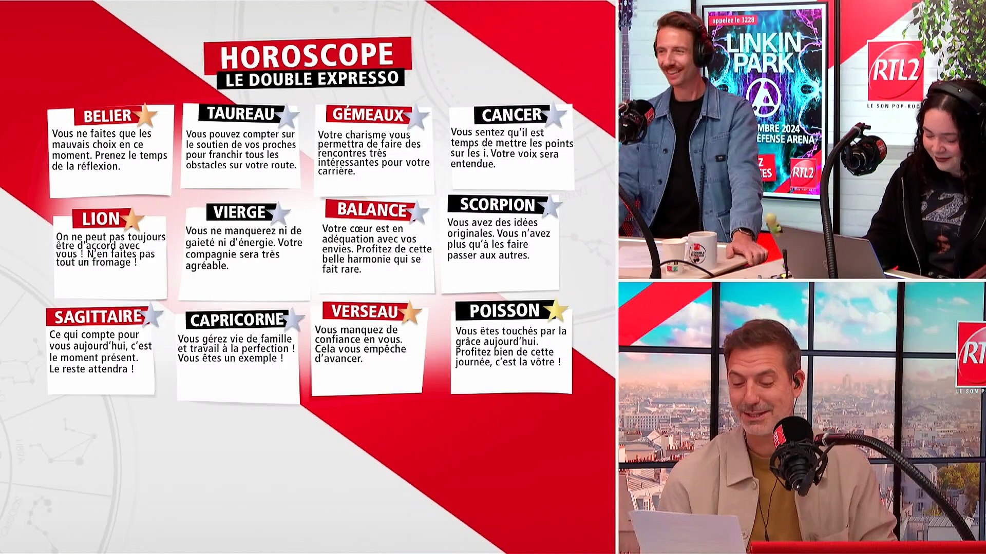L&rsquo;Horoscope du Double Expresso RTL2 : Le Rituel Matinal qui Séduit la France