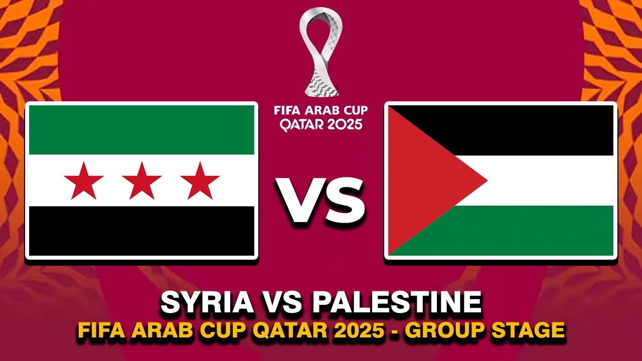 Palestine vs Syrie : Une qualification historique en quarts de finale de la Coupe arabe 2025