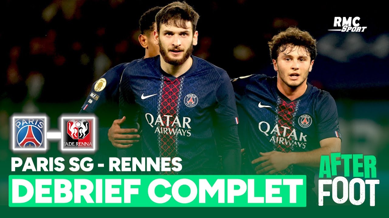 PSG – Rennes : Les Parisiens écrasent les Bretons 5-0 grâce à Kvaratskhelia