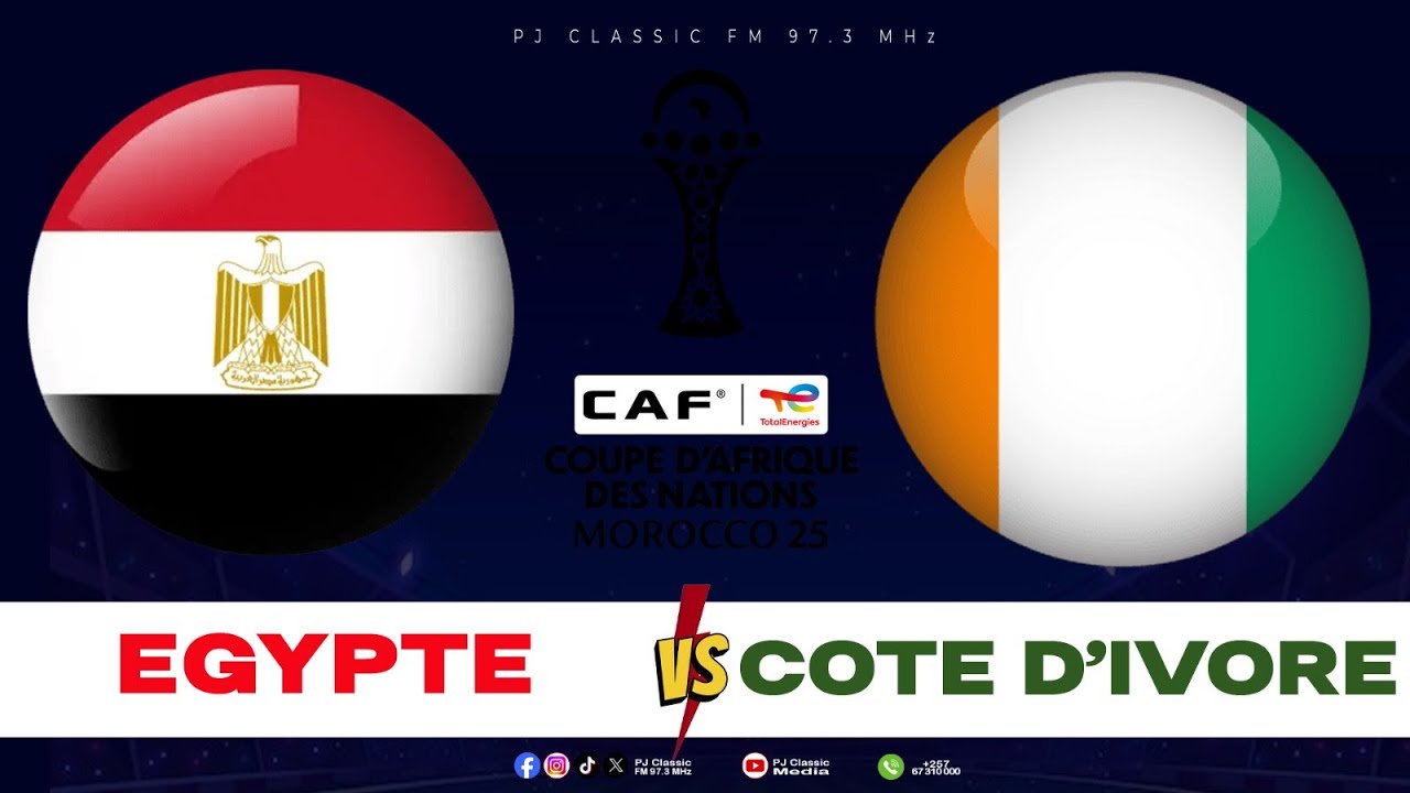 CAN 2025 : L&rsquo;Égypte élimine la Côte d&rsquo;Ivoire et file en demi-finale