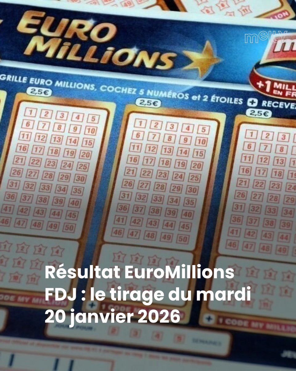 EuroMillions du 20 janvier 2026 : Un Jackpot de 87 Millions d'Euros Non Remporté