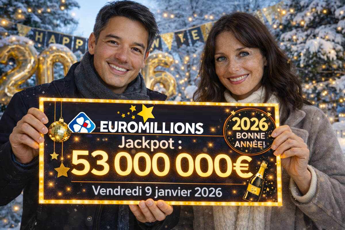 EuroMillions du 9 janvier 2026 : les résultats du tirage à 53 millions d&rsquo;euros