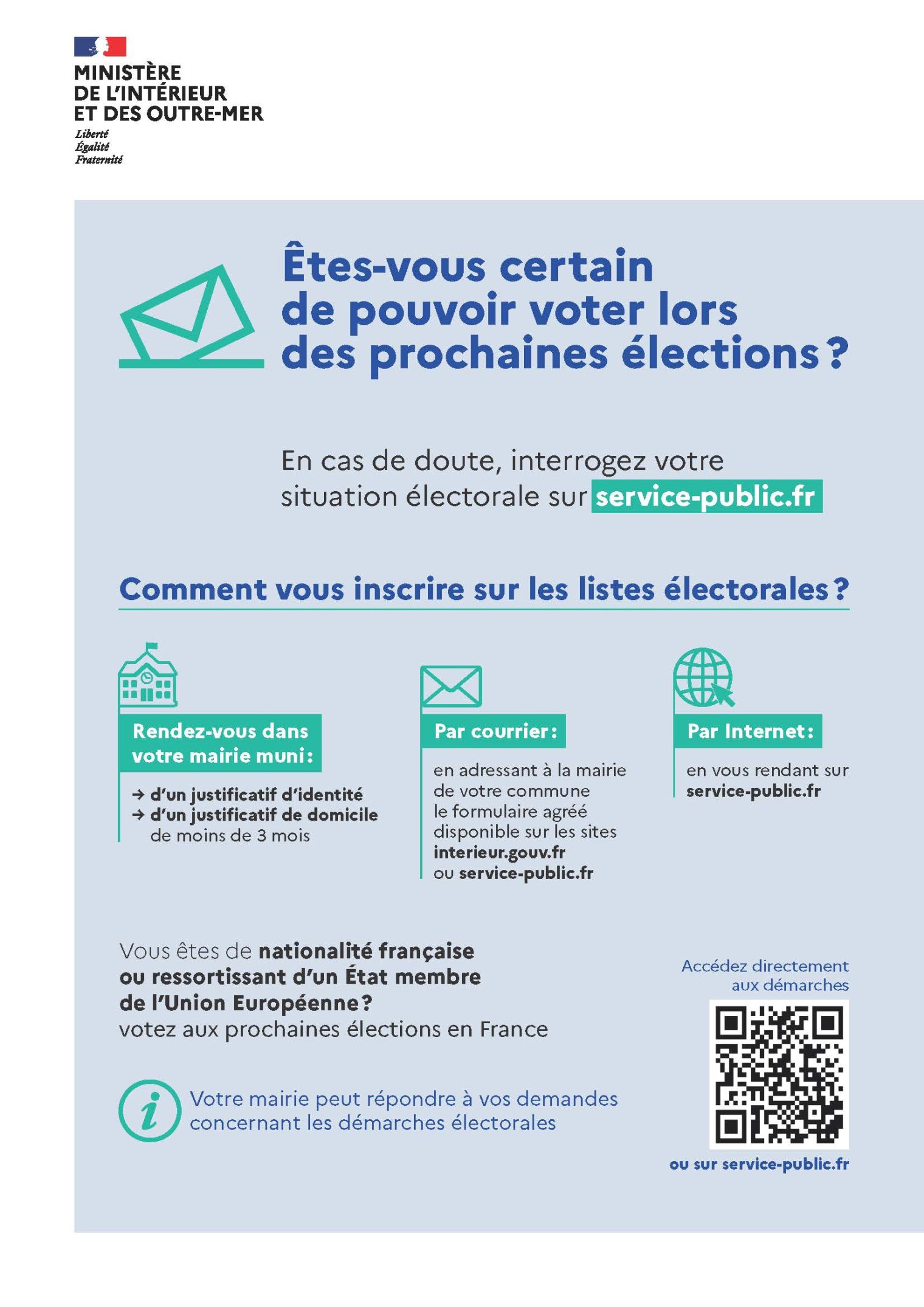 Inscription sur les listes électorales : tout ce qu&rsquo;il faut savoir avant les municipales 2026