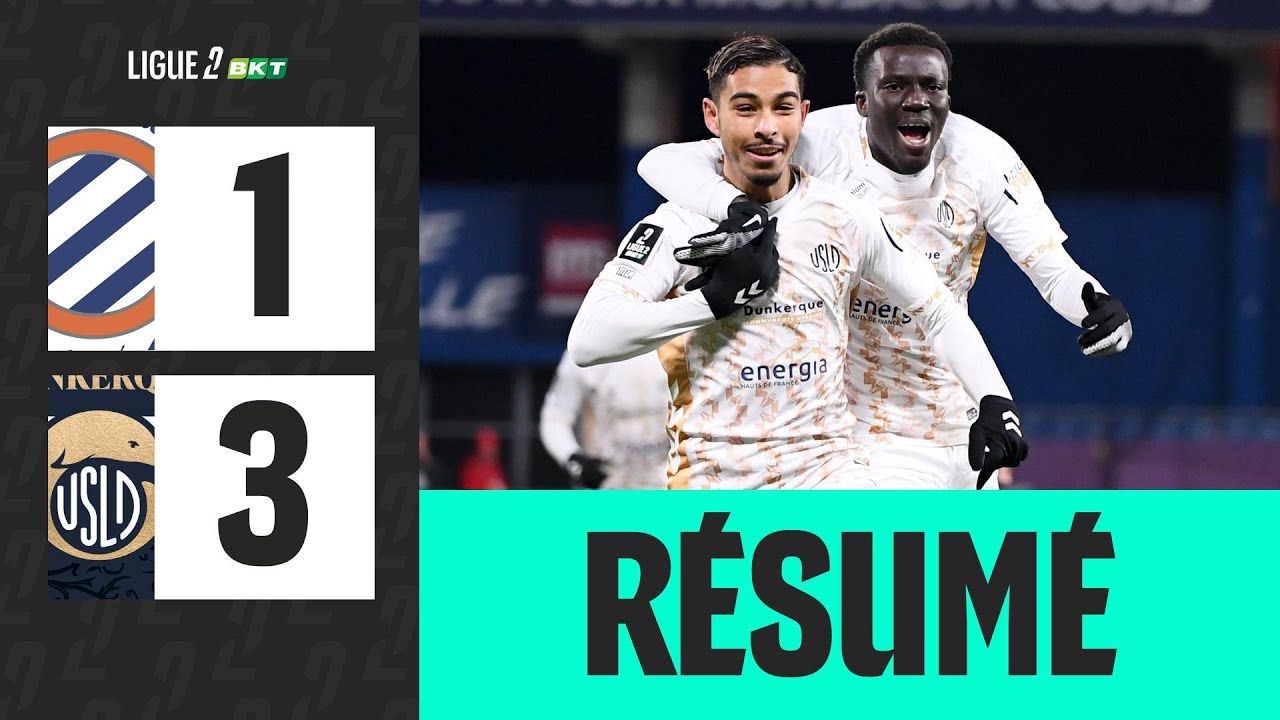 Montpellier – USL Dunkerque : Les Maritimes s'imposent avec brio (1-3)