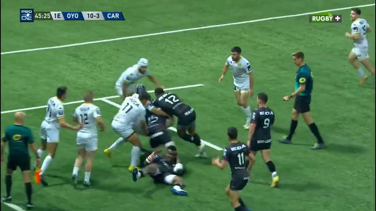 Pro D2 : Oyonnax écrase Carcassonne et consolide sa cinquième place