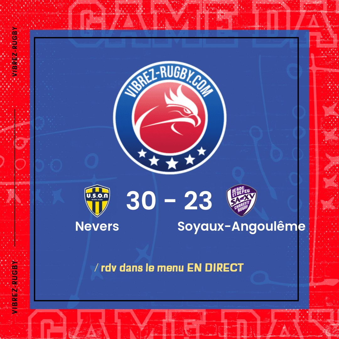Pro D2 : Soyaux-Angoulême écrase Nevers et rejoint la zone des barrages