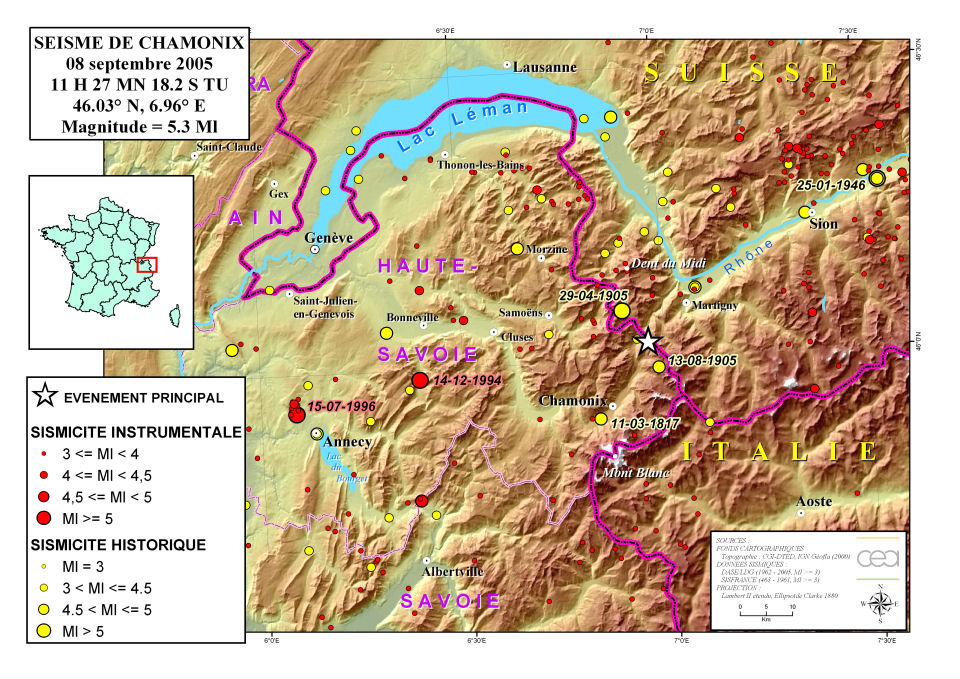 Tremblement de terre à Chamonix : ce qu'il faut savoir sur le séisme du 12 janvier 2026