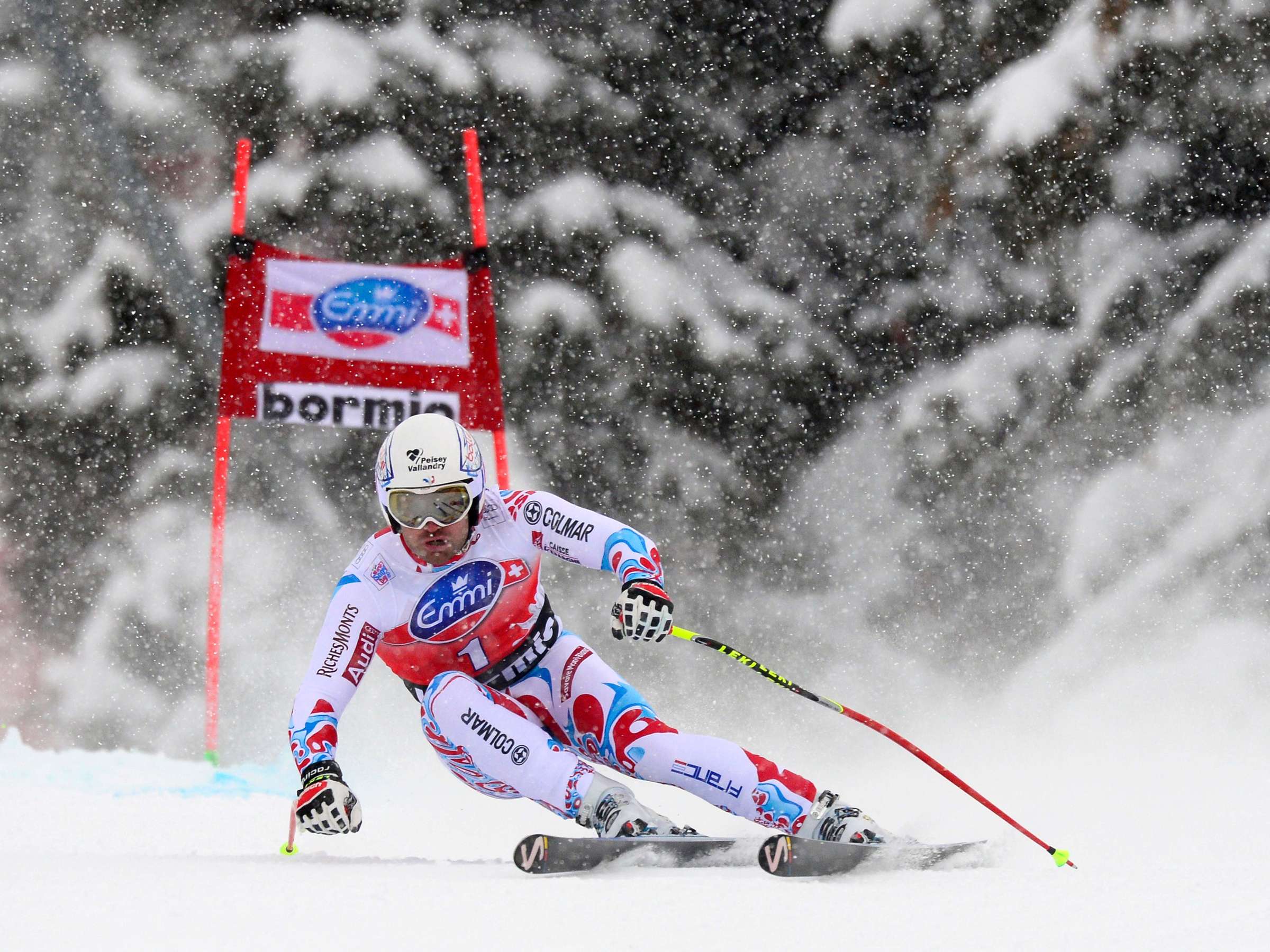 David Poisson, skieur alpin spécialiste des épreuves de vitesse