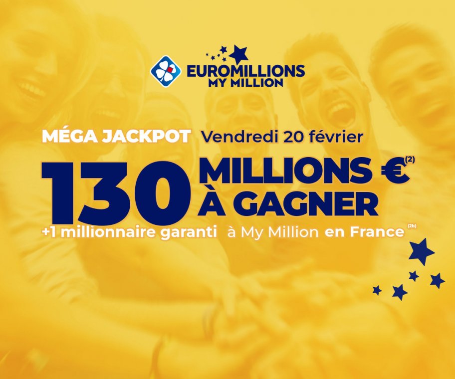 Résultat Euromillion 13 février 2026 : où vérifier et que faire