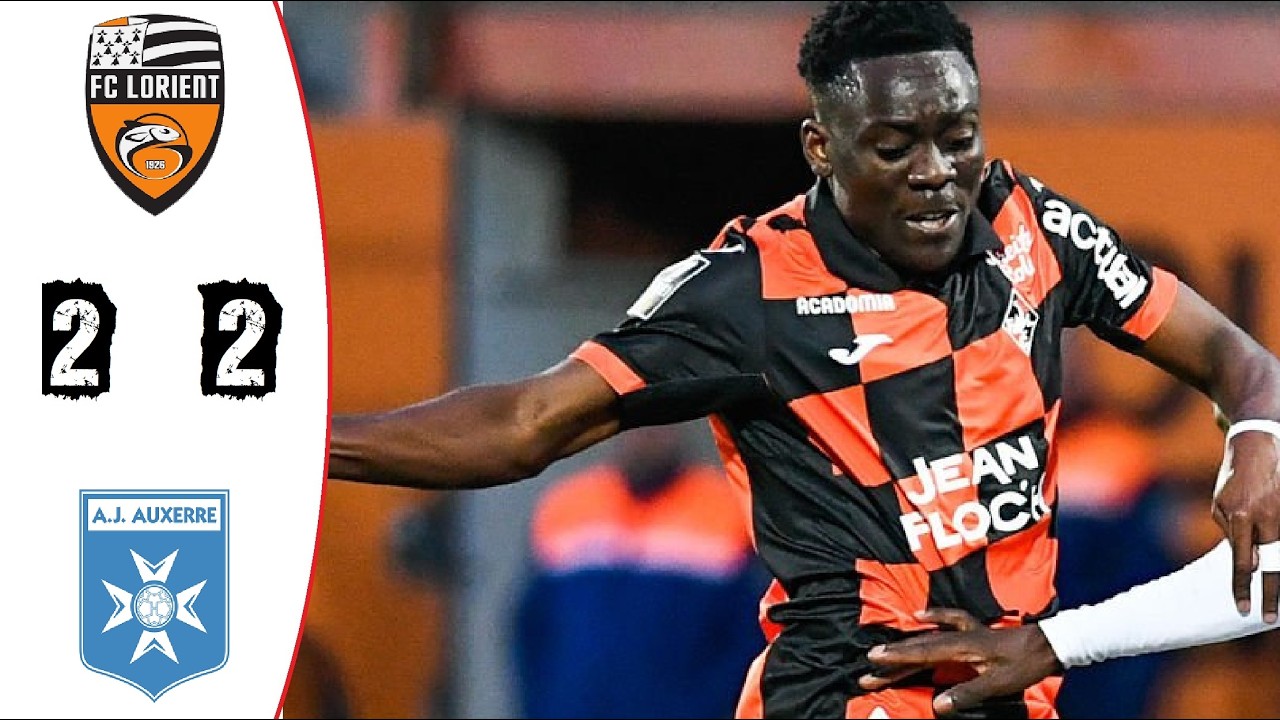 Lorient – Auxerre : Auxerre s'impose 1-0 (01/03/2026)