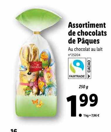 Lidl révolutionne le chocolat de Pâques avec Choviva