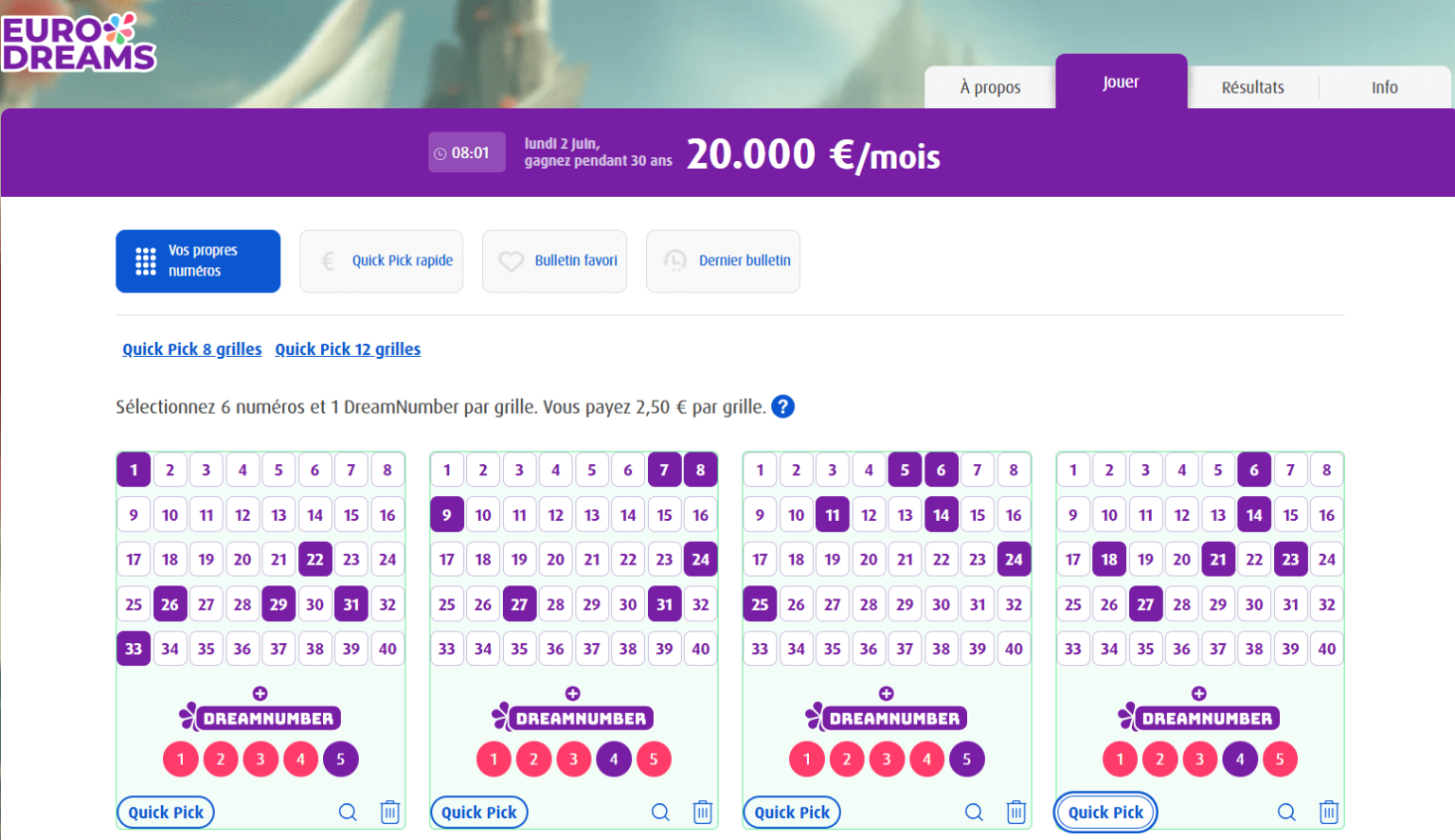 Eurodreams 23 mars 2026 : que sait-on ?