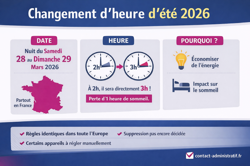 Heure d&rsquo;été 2026 : ce qu&rsquo;il faut savoir