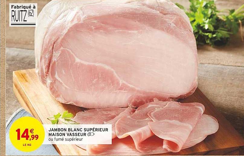 Rappel national : un jambon blanc vendu chez Intermarché contaminé par la listeria